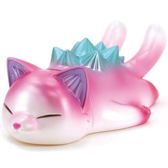 Limited Edition Frozen Pink Sleeping Negora Sofubi Konatsuya Figure - Picture 1 of 6